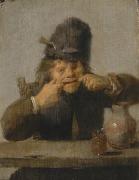 Adriaen Brouwer Youth Making a Face USA oil painting artist